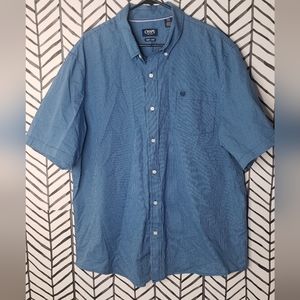 Chaps XXXL plaid button down Collard shirt